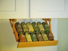 Under Cabinet Mounted Mini Spice Rack