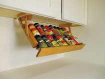 Under Cabinet Mounted Spice Rack