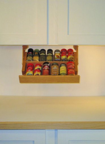 Under Cabinet Mounted MINI Spice Rack
